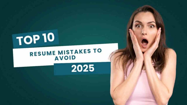 Top 10 Resume Mistakes That Could Cost You the Job This Year