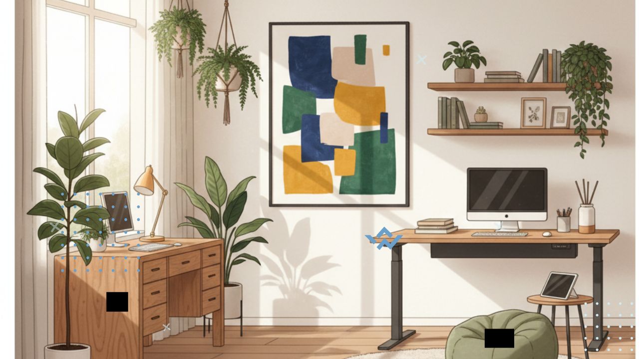 Design Trends for Home Offices: Biophilic, Statement Art and Multifunctional Spaces