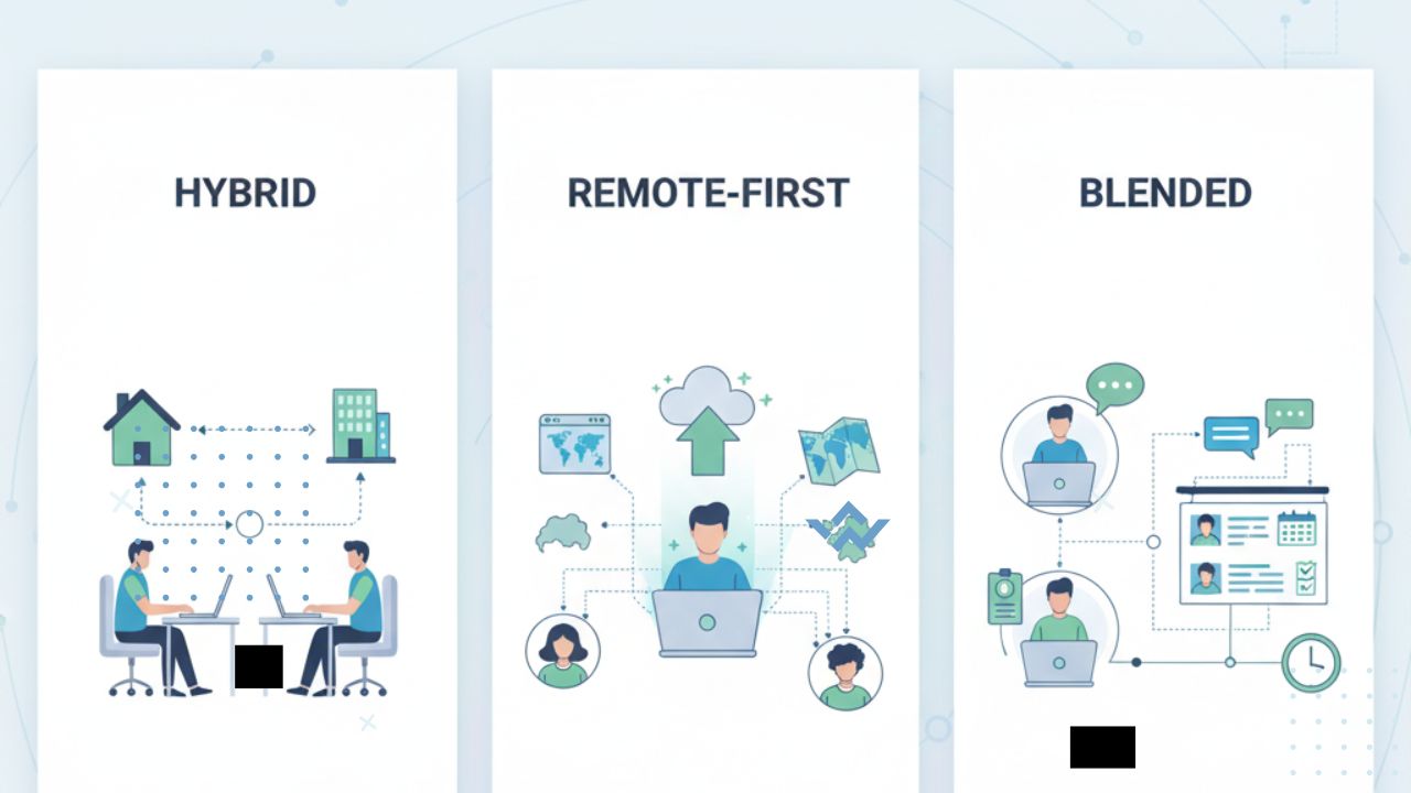 Hybrid vs Remote-First vs Blended Work: Future Models Explained