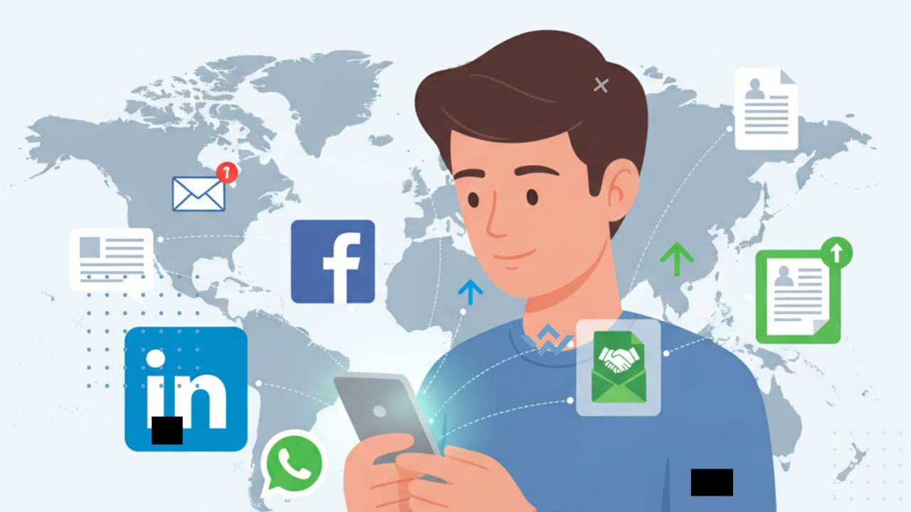 Job Search Hacks Using WhatsApp and Social Media Networks