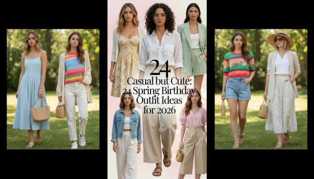 Easy Spring Birthday Style: 24 Casual Outfit Ideas 2026