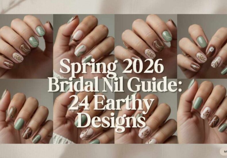 24 Classy Earthy Nails for Brides, Bridesmaids & Guests 2026