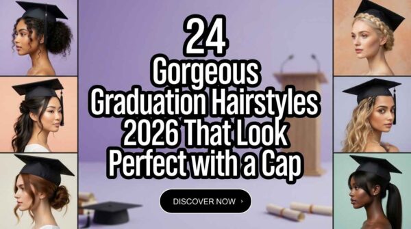24 Graduation Hairstyles with Cap 2026 – Photo-Perfect Hair Ideas