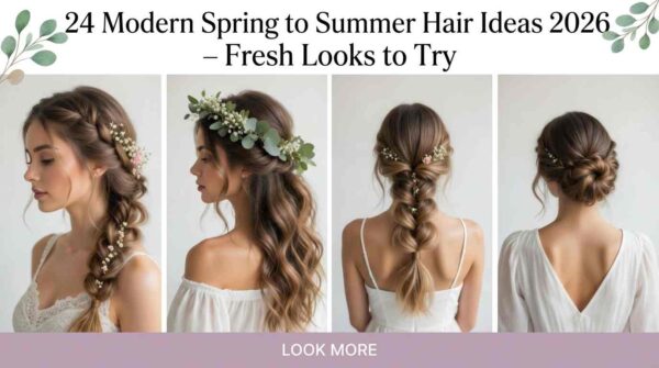 24 Spring to Summer Hairstyles 2026 – Fresh Seasonal Hair Trends