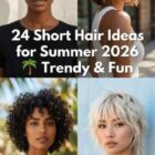 Fresh Short Haircuts for Summer 2026 – 24 Chic Ideas