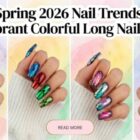 Spring 2026 Nail Trends: 23 Vibrant Colorful Long Nail Ideas