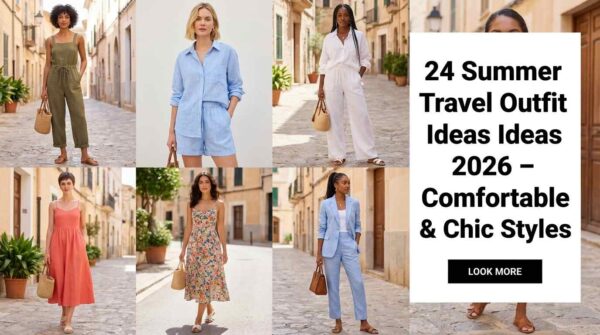 24 Travel Summer Outfits 2026 – Cute, Comfy & Stylish Looks for Women