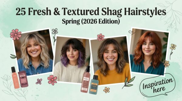 25 Gorgeous Spring Shag Hairstyles for 2026