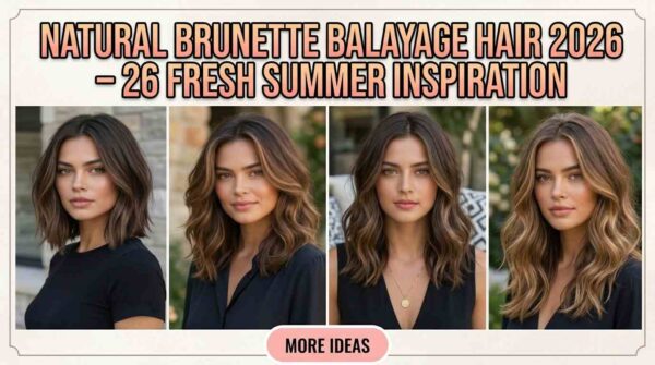 26 Brunette Balayage Hair Ideas 2026 – Fresh & Effortless Summer Looks