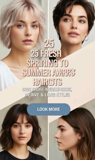 25 Spring to Summer Haircut Ideas 2026 – Fresh Trends for Medium, Short & Long Hair