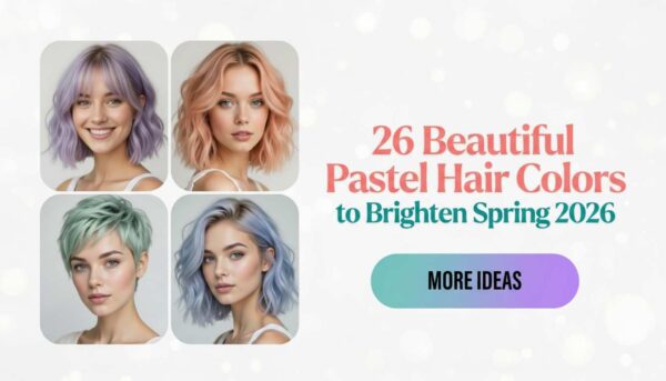 Spring 2026 Color Update: 26 Soft & Youthful Pastel Hair Ideas for Women
