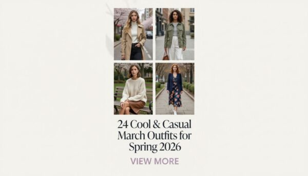 March Casual Spring Outfits 2026 – 24 Effortless Looks to Copy