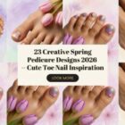 23 Trendy Spring Toe Nails 2026 – Colorful & Creative Pedicure Styles
