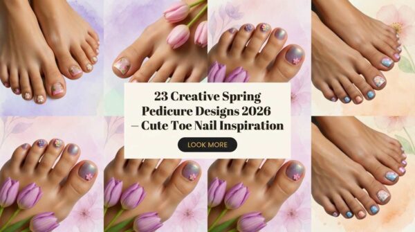 23 Trendy Spring Toe Nails 2026 – Colorful & Creative Pedicure Styles
